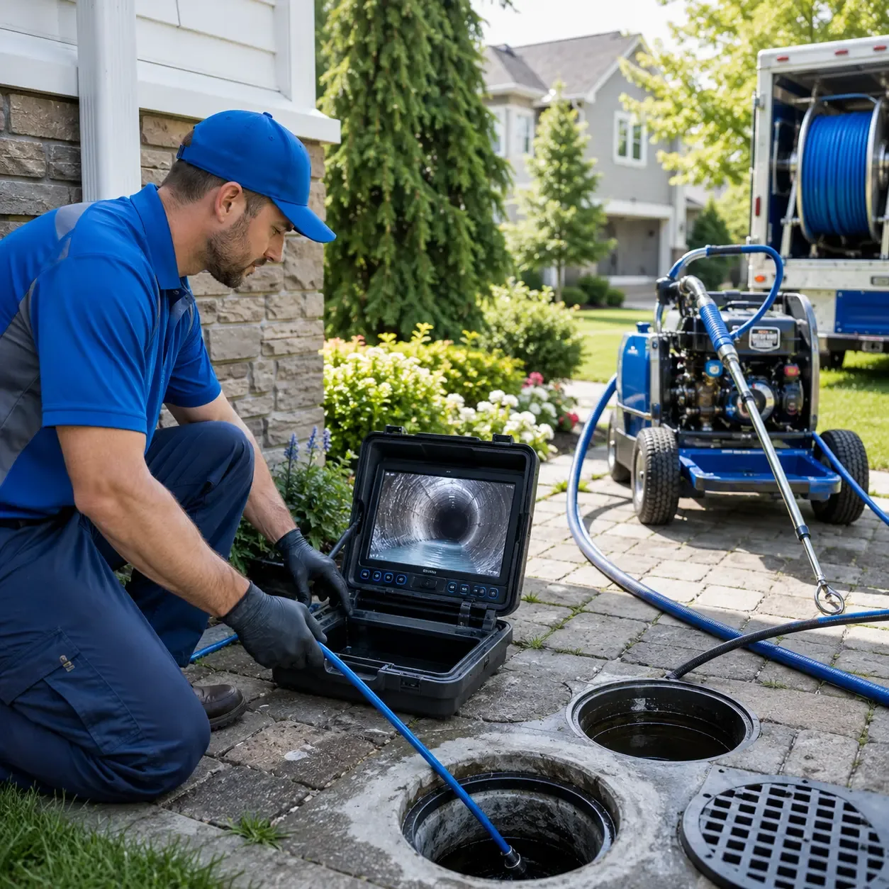 Outdoor drain cleaning professionals serving Knightsville, IN